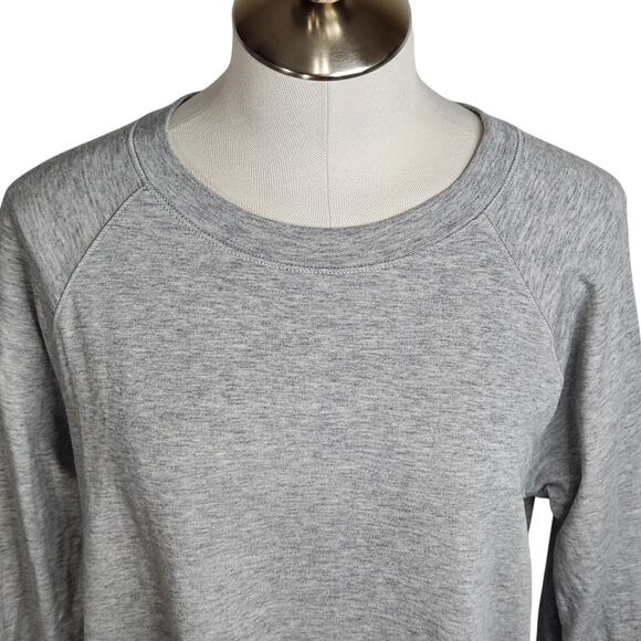 Eileen Fisher Crewneck Sweatshirt Womens Size Small Gray Organic Tencel Blend - Picture 2 of 10